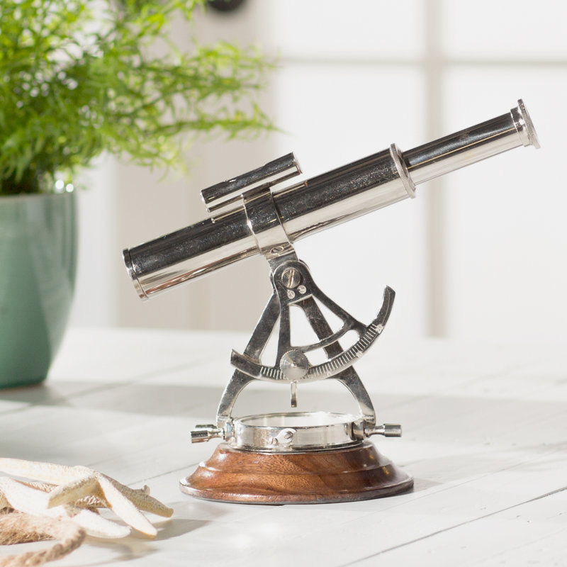 Breakwater Bay Metal Alidade Telescope Compass & Reviews Wayfair